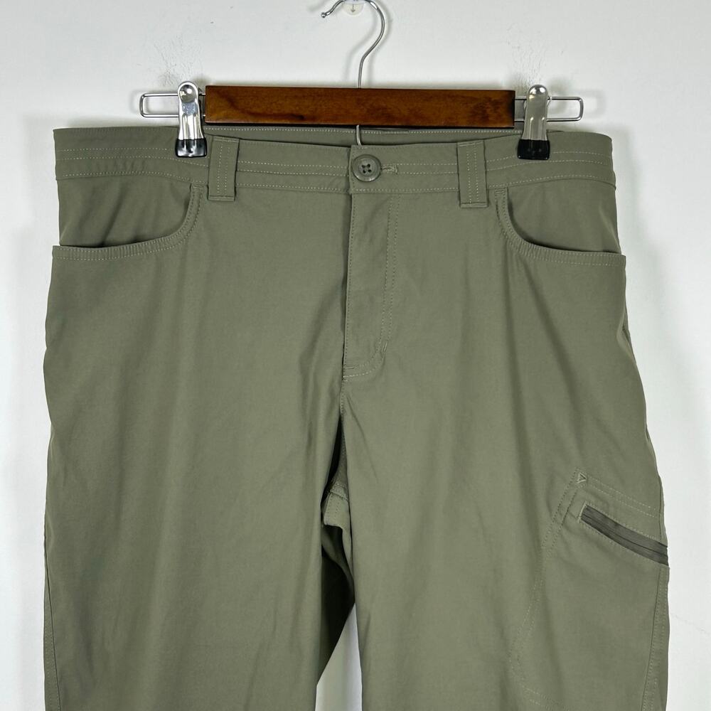 Eddie Bauer Rainier UPF 50 Capri Tech Capri, Olive color, sz 14